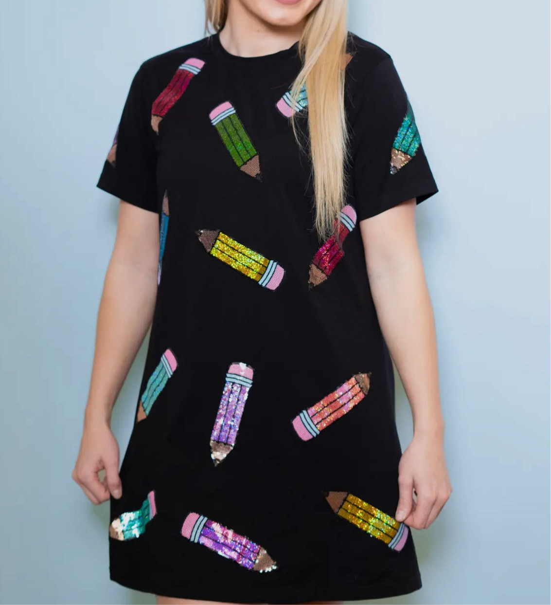 Pencil Sequin Dress