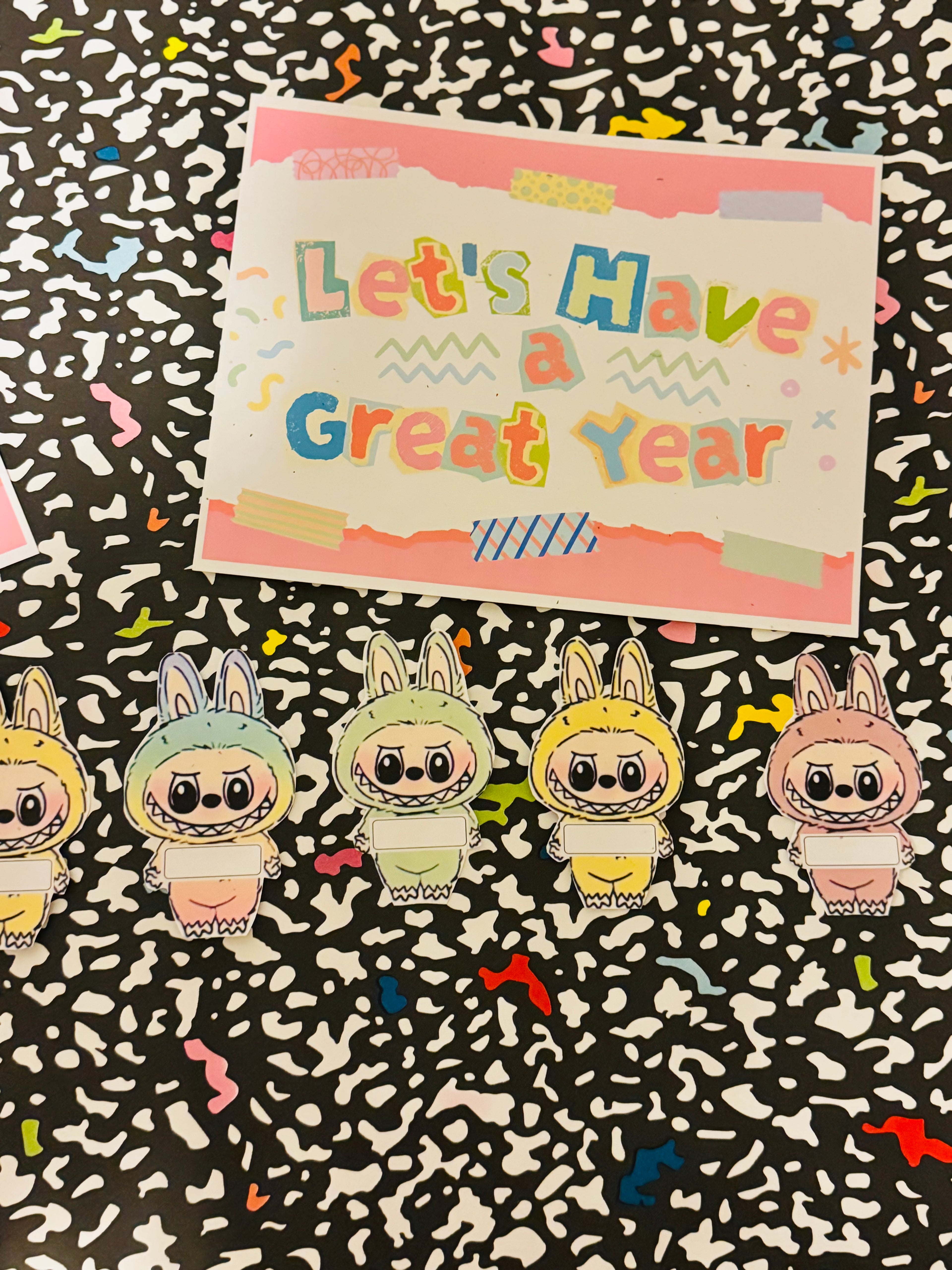 Labubu Bulletin Name Tags