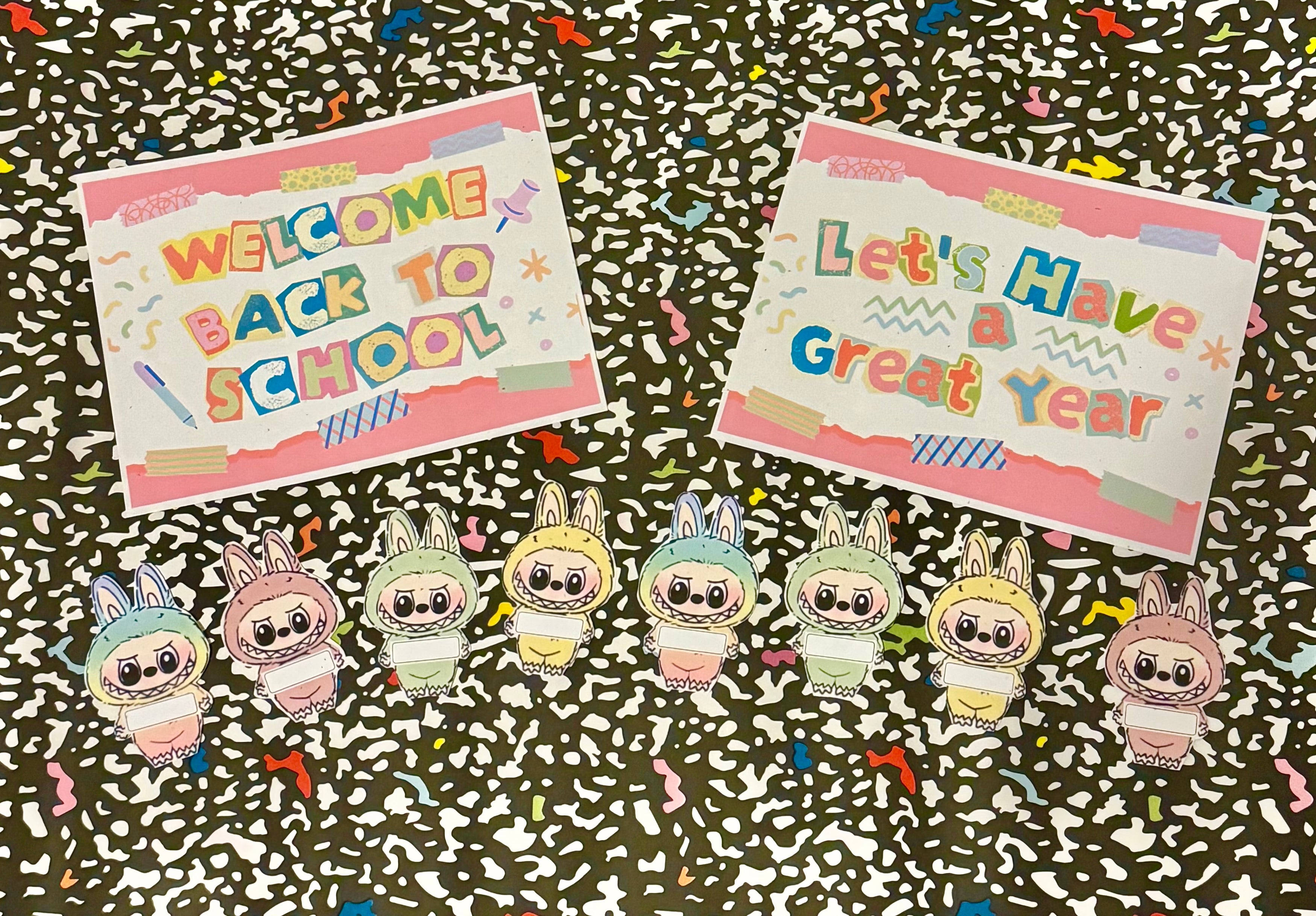 Labubu Bulletin Name Tags