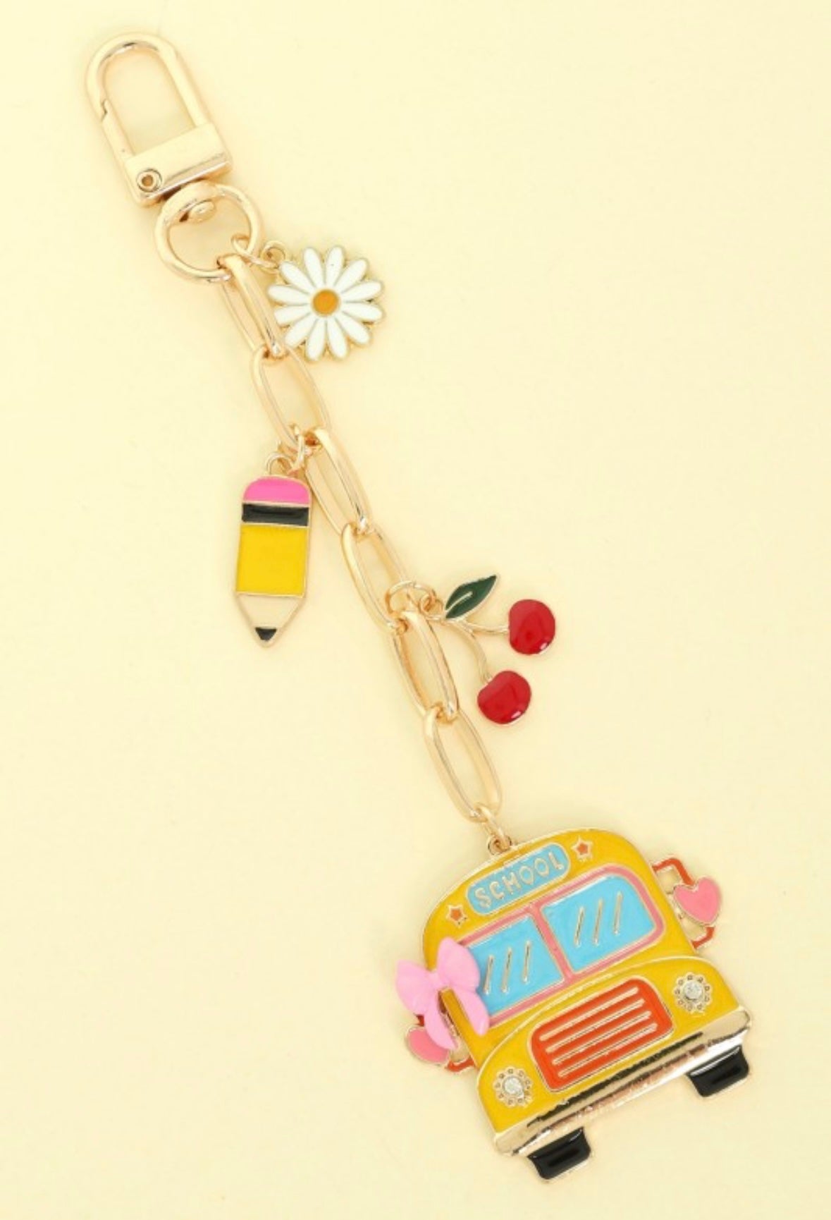 Teacher Bag charm keychain