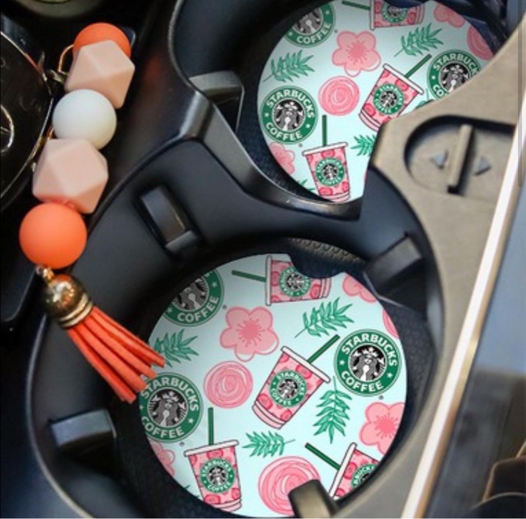Starbucks Ceramic Car Coasters