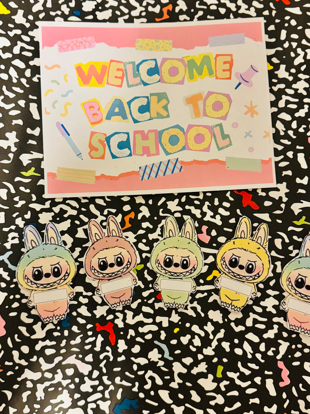 Labubu Bulletin Name Tags