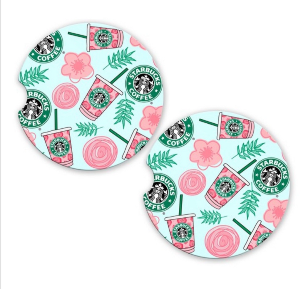 Starbucks Ceramic Car Coasters